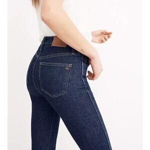 Madewell Denim 10" High Rise Skinny Jeans in Dark Lucille Wash 27 4 Capsule
